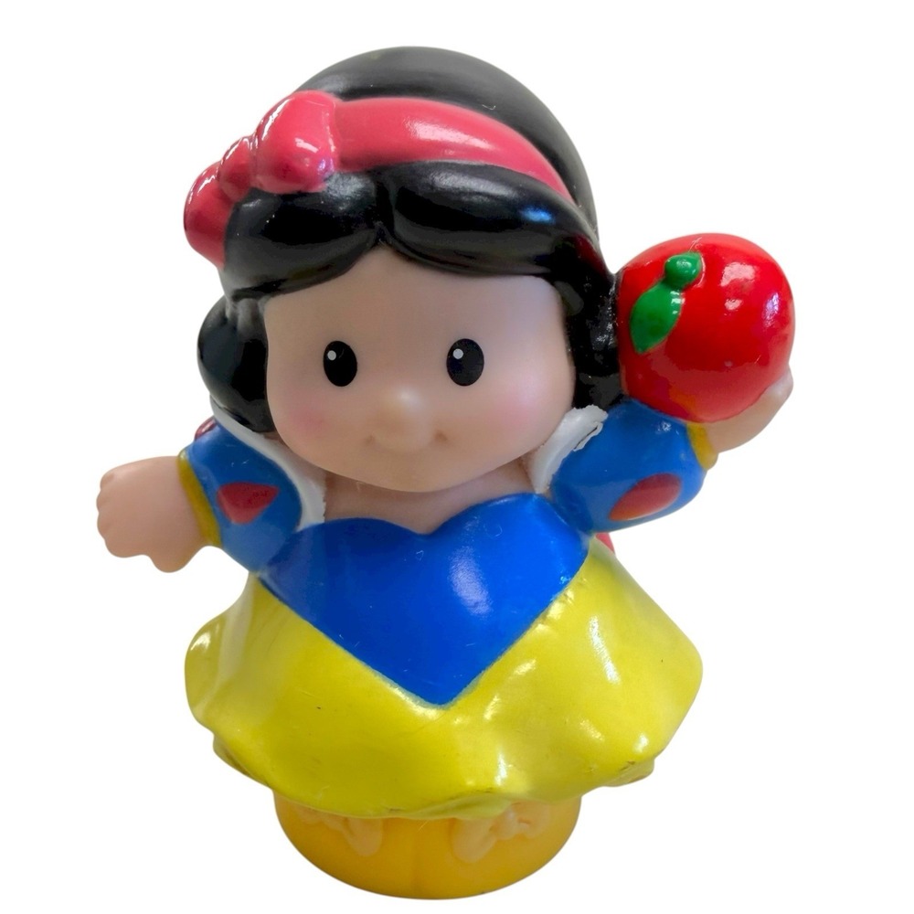 Fisher Price Little People Disney Princess Snow White Figure with Apple‎